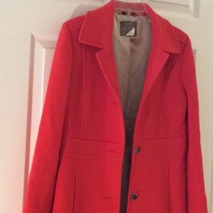 Jcrew double cloth insulated lady day coat